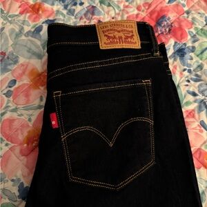 Levi's Dark Blue Shaping Straight Jeans size 29 waist (8)